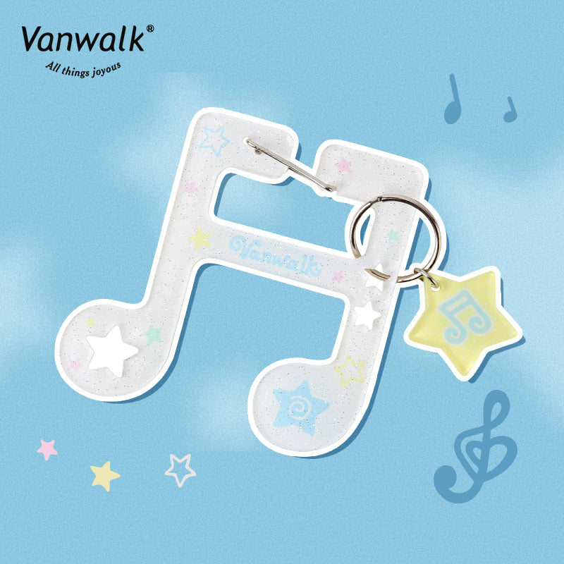 Vanwalk Dây Đeo Vui Nhộn Mặt Dây Chuyền Nốt Nhạc Acrylic K581