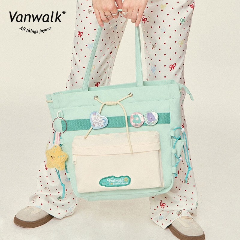 Vanwalk Spacious Bubble Island shoulder bag V2823