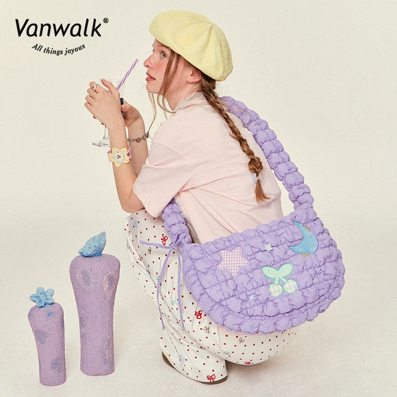 Vanwalk Lightweight Bubble Island Series Crossbody Bag V2824