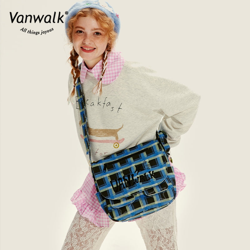Vanwalk Water-Resistant Mao Monster Crossbody Bag V2708