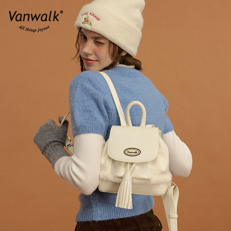 Vanwalk Fashion Pizza mini backpack V2879
