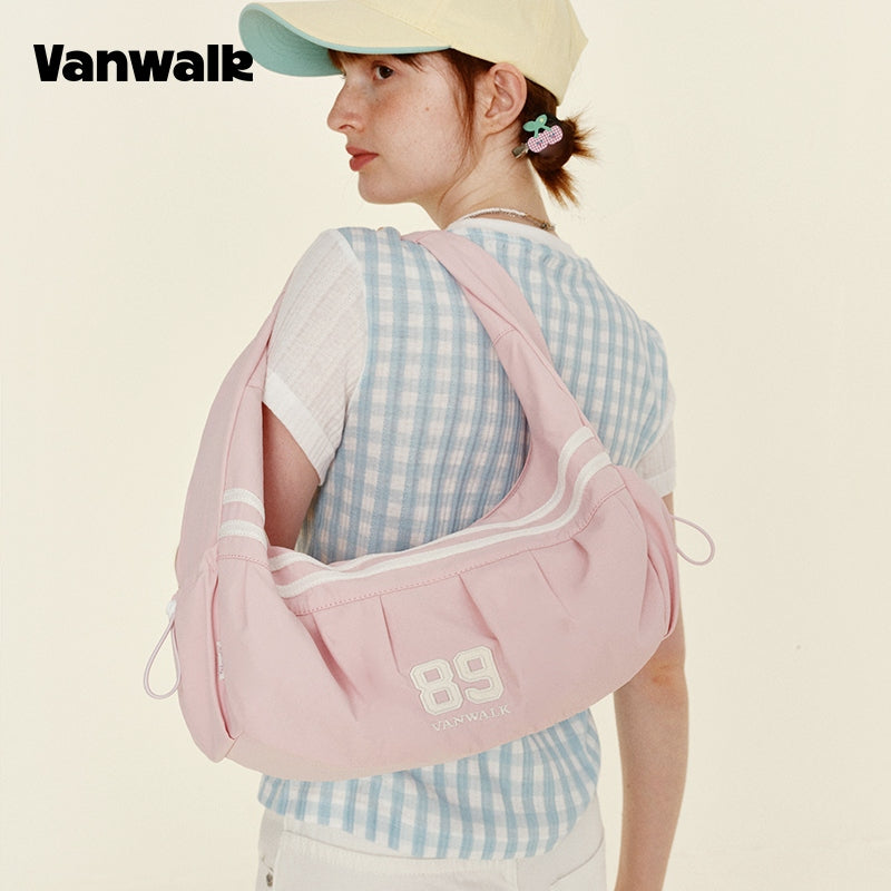 กระเป๋าสะพายไหล่สไตล์อเมริกัน VANWALK v2931
