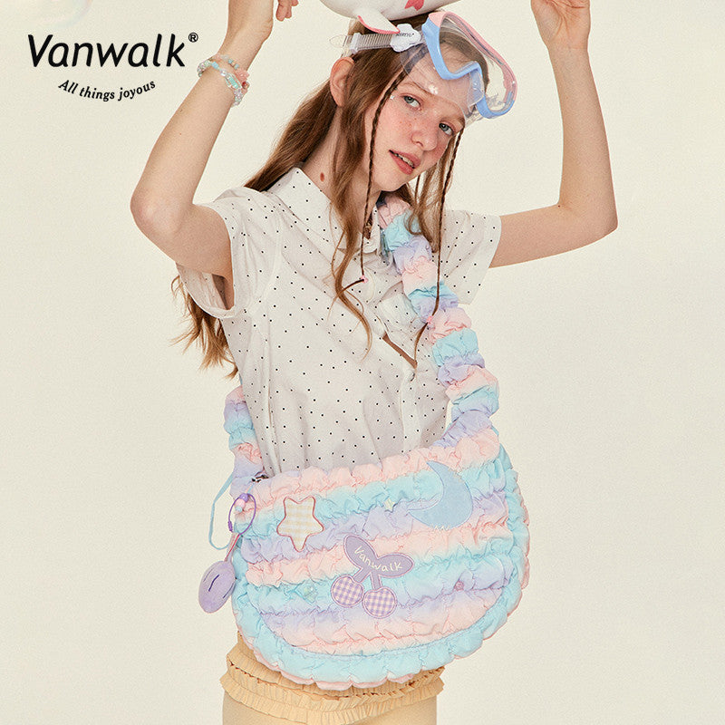 Vanwalk Lightweight Bubble Island Series Crossbody Bag V2824