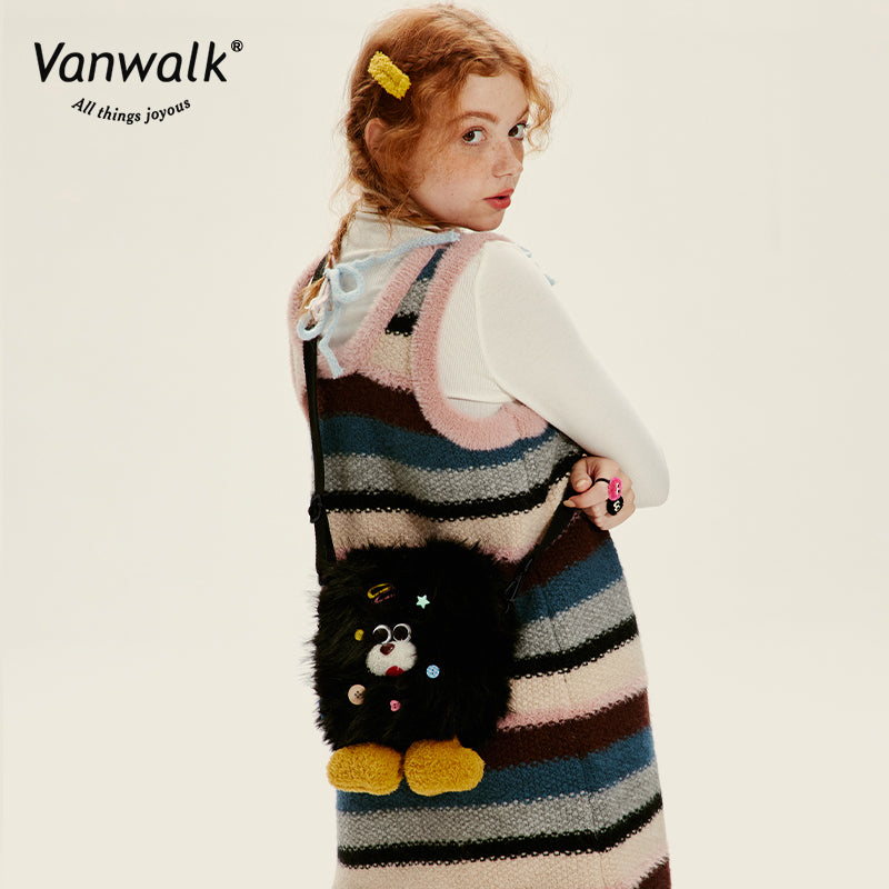 Vanwalk Beg Crossbody Fashion Mao Monster V2717