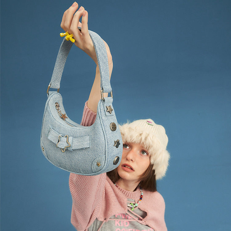 Vanwalk Water-Resistant Space Rabbi shoulder bag V2573