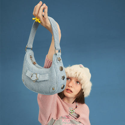 Vanwalk Water-Resistant Space Rabbi shoulder bag V2573