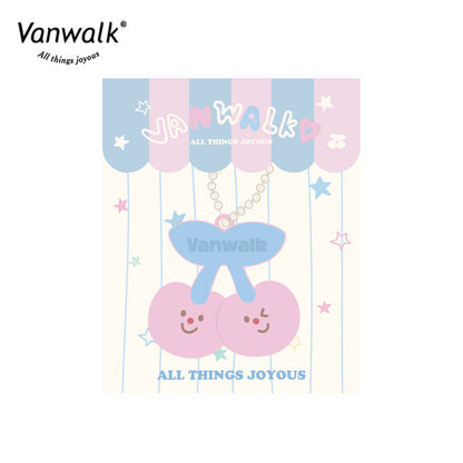 Vanwalk Happy Cherry Charm Design Bag Pendants W1142