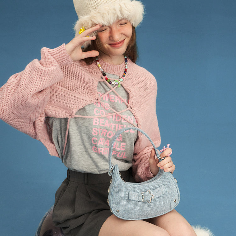 Vanwalk Water-Resistant Space Rabbi shoulder bag V2573