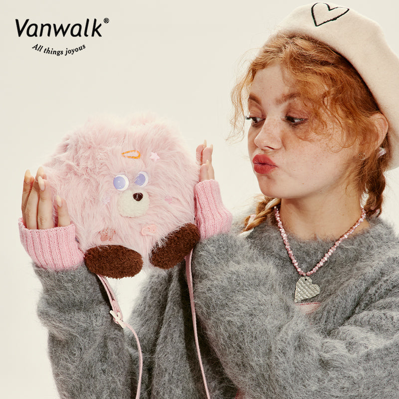 Vanwalk Fashion Mao Monster  Crossbody Bag V2717