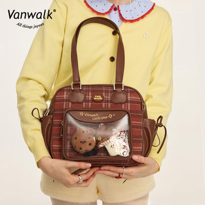 Vanwalk 多口袋聖誕肩背包V2873