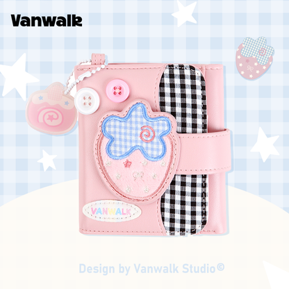 Vanwalk محفظة عملات لطيفة على شكل نجم القمر في الحديقة vs47