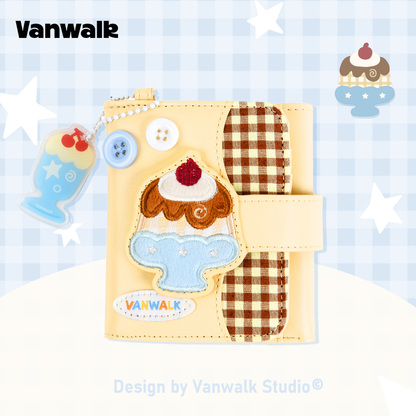 Vanwalk محفظة عملات لطيفة على شكل نجم القمر في الحديقة vs47