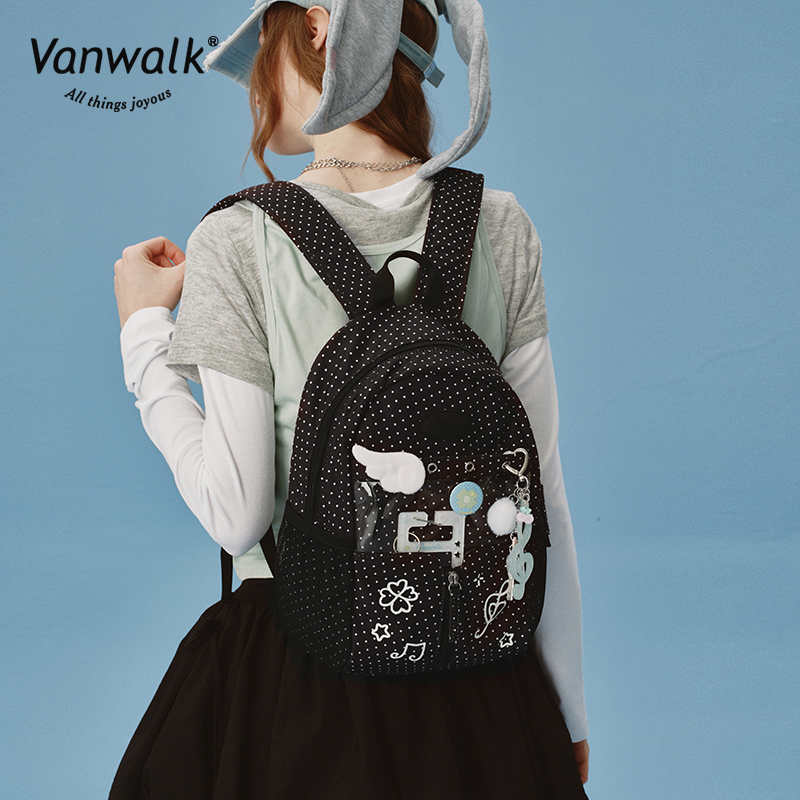 Vanwalk Multi-Pockets Happy Band Backpack V2901