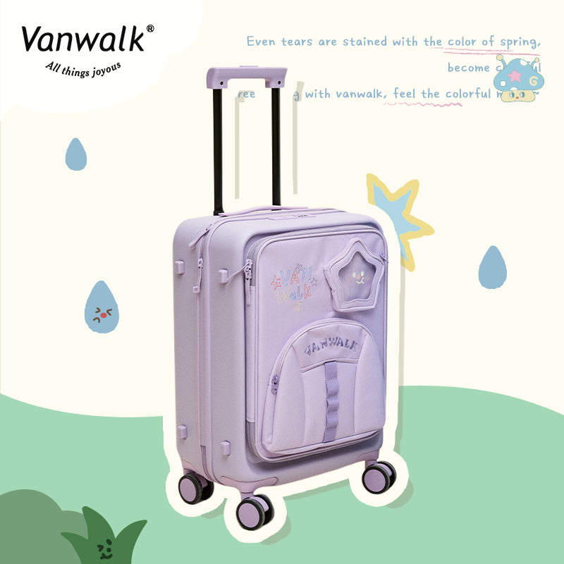 Vanwalk Large capacity happy band suitcase b1006