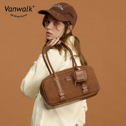 Vanwalk กระเป๋าสะพายไหล่พิซซ่ากันน้ำ V2878