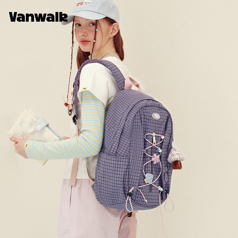 VANWALK Planner House Large-Capacity Book Backpack v3024