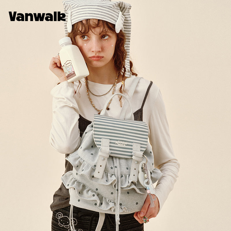 VANWALK かわいいデザイン ラブリーノート 学生用バックパック v2904