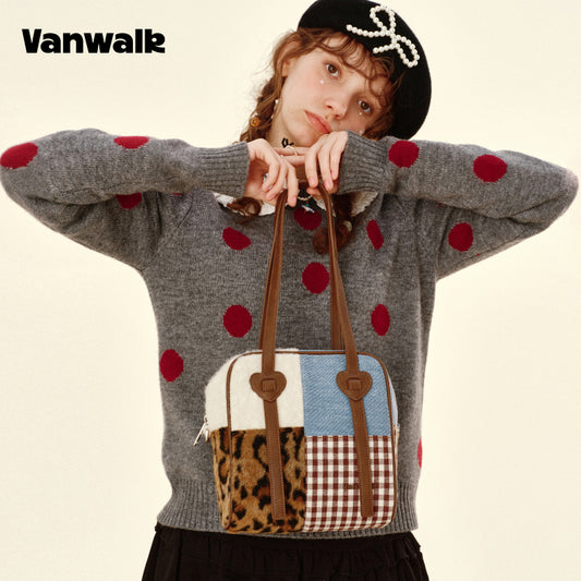 กระเป๋าสะพายไหล่ต้นฉบับ VANWALK Pinecone Tribe Series รุ่น V2993