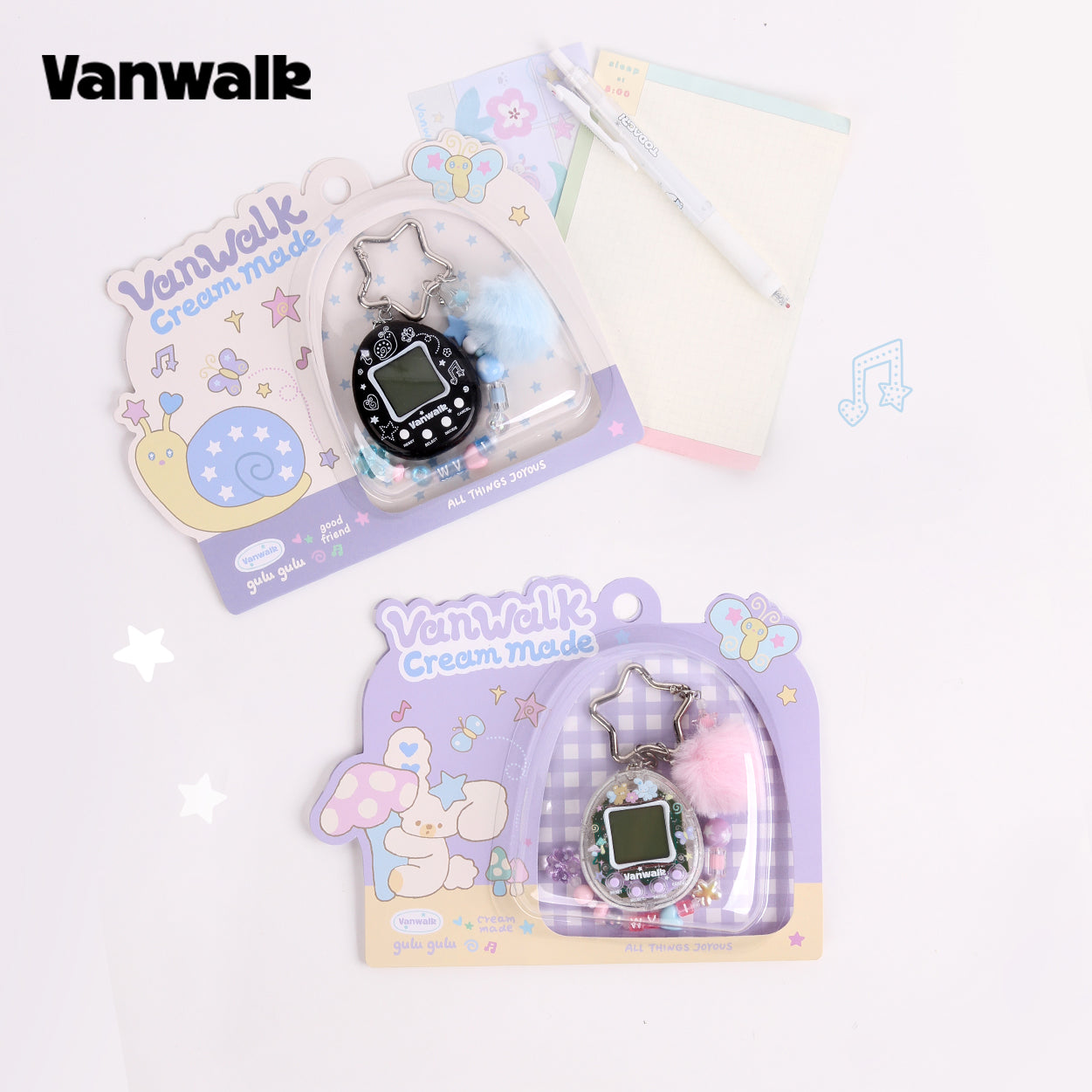VANWALK Gulugulu ซีรีส์ กระเป๋าแท็กตุ๊กตา เครื่องประดับจี้/โซ่ K700