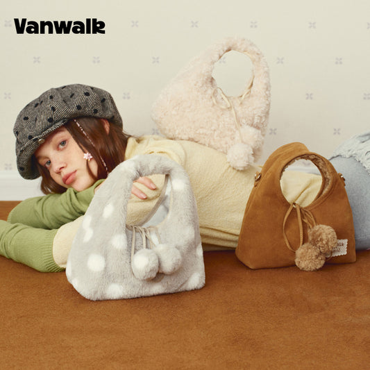 VANWALK 糯米糰系列雙面手提包 v2996