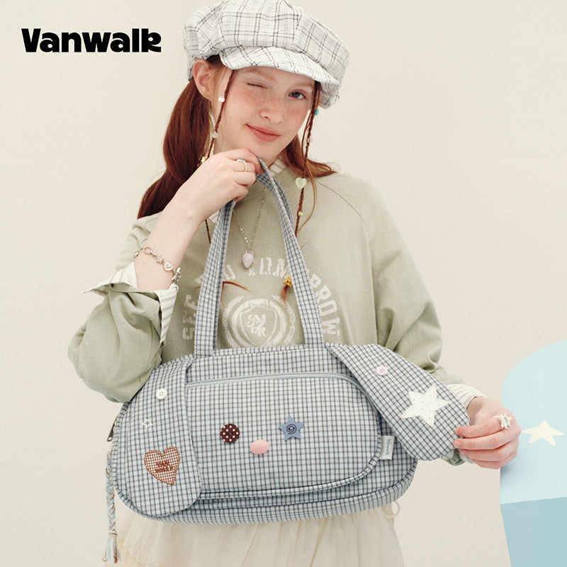 กระเป๋าสะพายไหล่แบบสมุดบันทึกดีไซน์น่ารักชุดบ้าน vanwalk รุ่น v3019