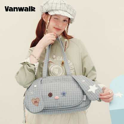 กระเป๋าสะพายไหล่แบบสมุดบันทึกดีไซน์น่ารักชุดบ้าน vanwalk รุ่น v3019