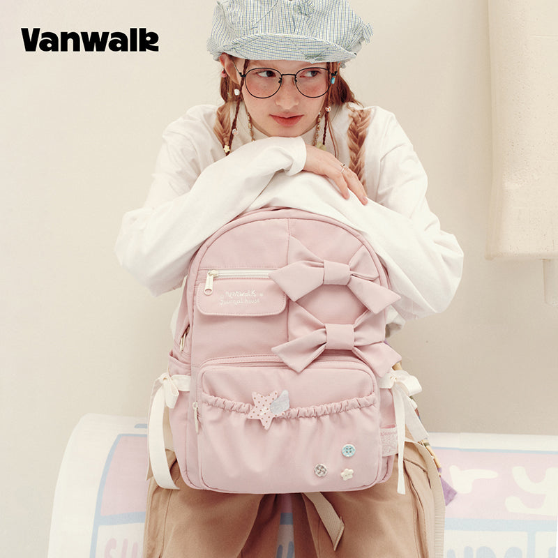 vanwalk Adorable Handmade Notebook House Series Backpack v3031