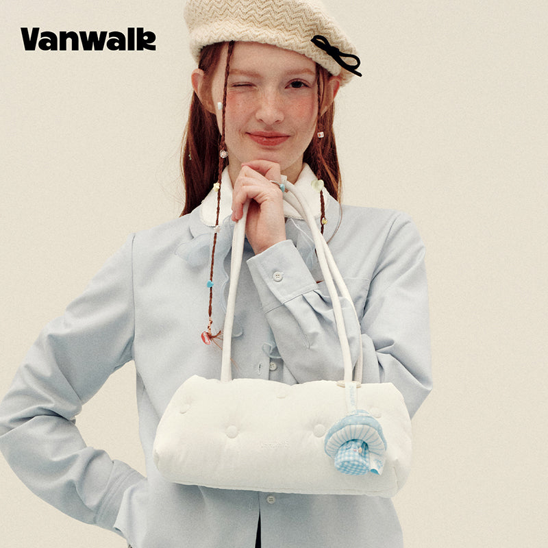 กระเป๋าสะพายไหล่รุ่นบ้านสมุดโน้ตดีไซน์เฉพาะ vanwalk v2994