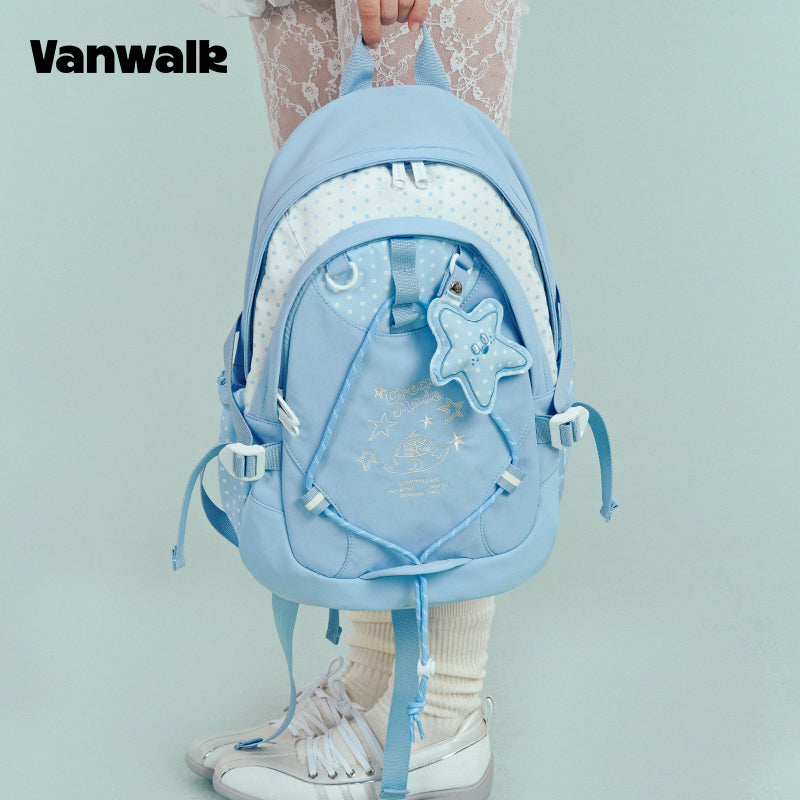VANWALK แฟชั่น กรกฎาคม กระเป๋าเป้ไอเท็มเดี่ยว v2951