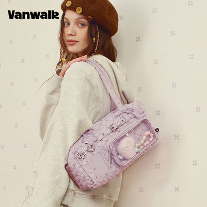 VANWALK Shoulder Bag ng Serye ng Malagkit na Bola ng Bigas v2995