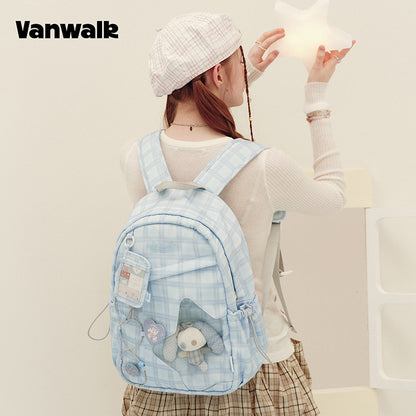 vanwalk Adorable Handmade Notebook House Series Backpack v3029