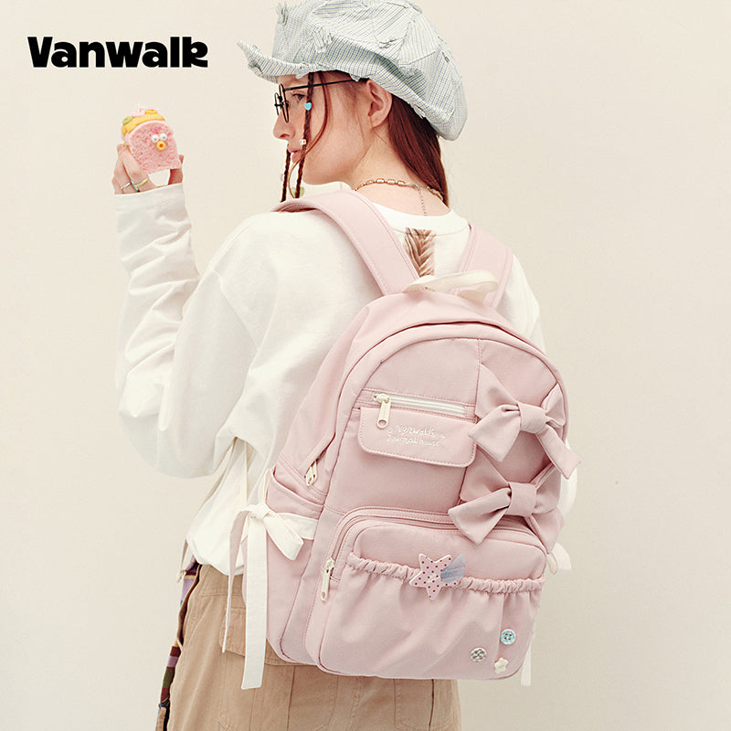 vanwalk Adorable Handmade Notebook House Series Backpack v3031