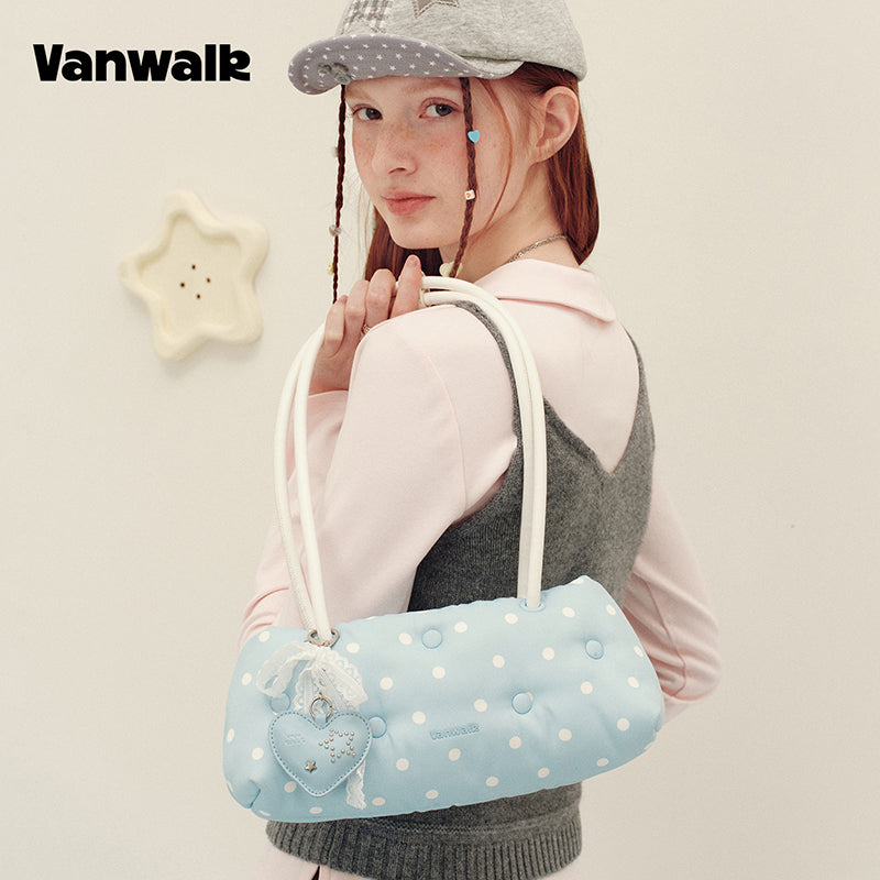 กระเป๋าสะพายไหล่รุ่นบ้านสมุดโน้ตดีไซน์เฉพาะ vanwalk v2994