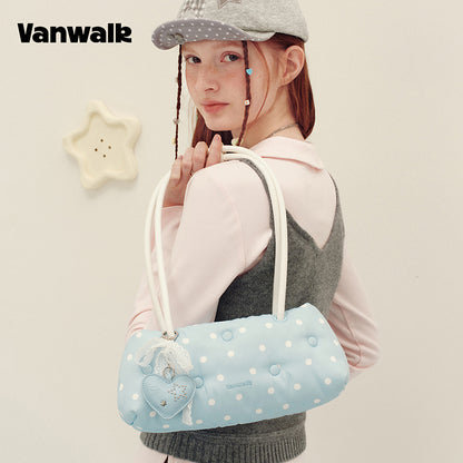 กระเป๋าสะพายไหล่รุ่นบ้านสมุดโน้ตดีไซน์เฉพาะ vanwalk v2994