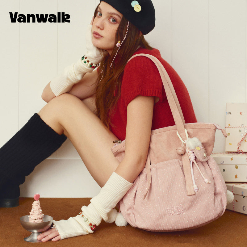 Tas Bahu Kapasitas Besar Koleksi Natal VANWALK v3002