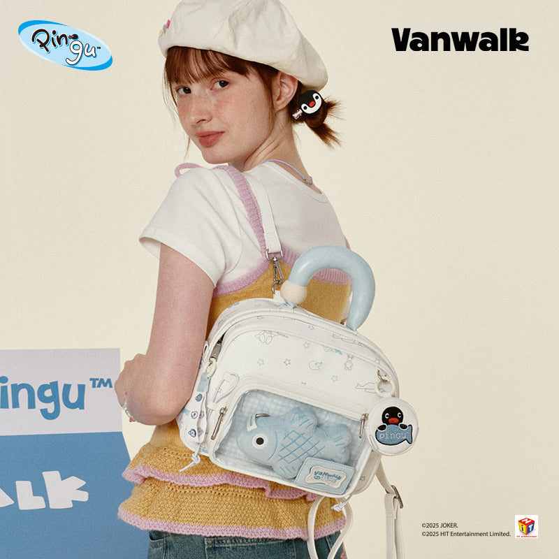 Vanwalk Tas Ransel Lucu Seri Kolaborasi Pain Bag Pingu V2927