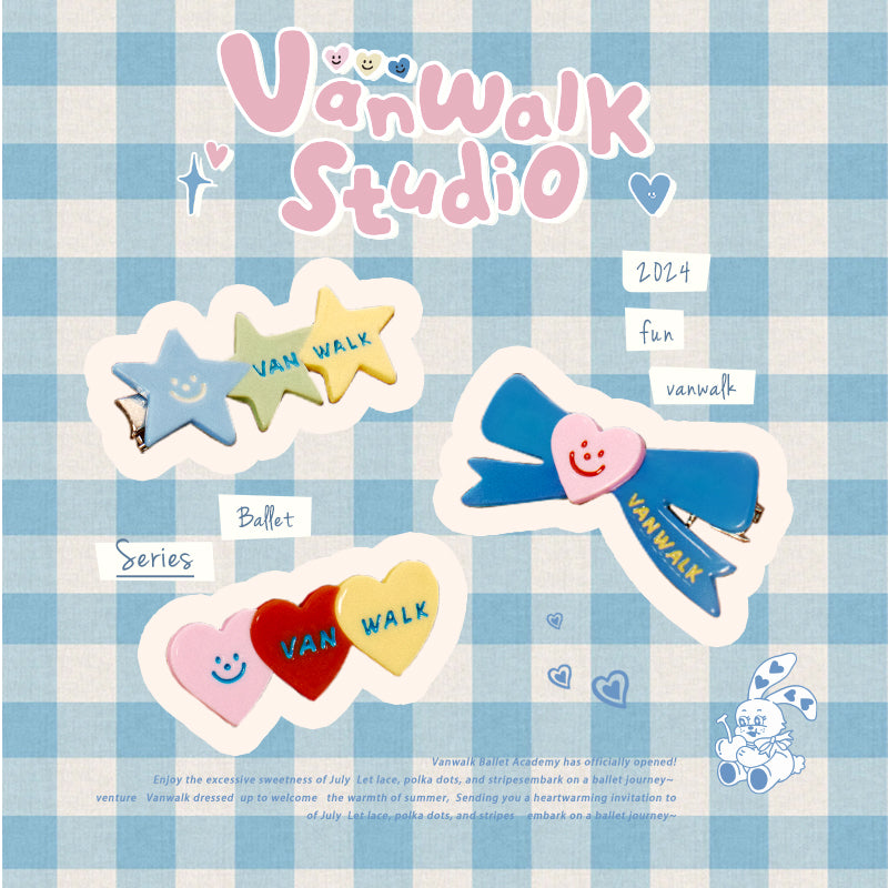 Vanwalk Sweetheart Girl Bow Hair Clip K491