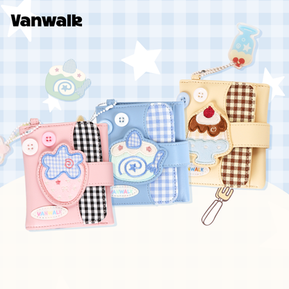 Vanwalk محفظة عملات لطيفة على شكل نجم القمر في الحديقة vs47