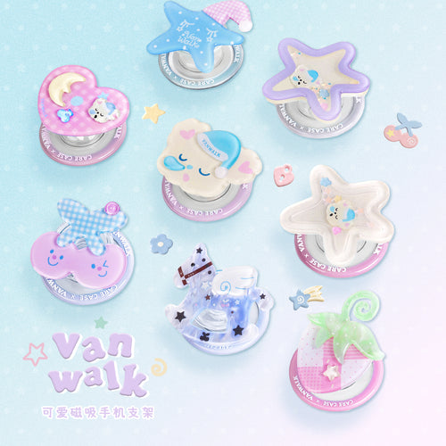 VANWALK Gulugulu Series Original Kawaii Cartoon Design Desktop Cell Phone Holder K702/K613