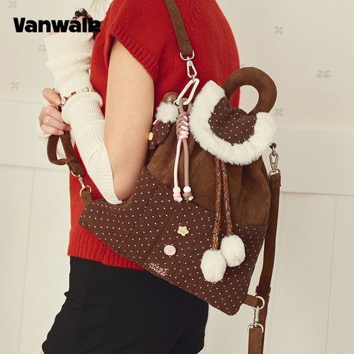 Tas Bahu Kapasitas Besar Koleksi Natal VANWALK v3002