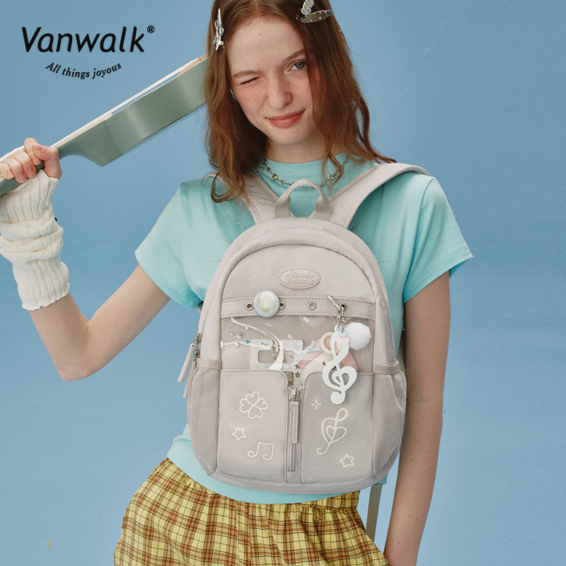 Vanwalk Multi-Pockets Happy Band Backpack V2901