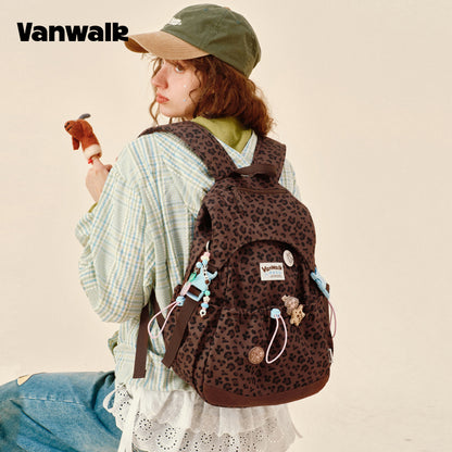 VANWALK กระเป๋าเป้สำหรับนักเรียนดีไซน์น่ารัก Lovely Note รุ่น v2904