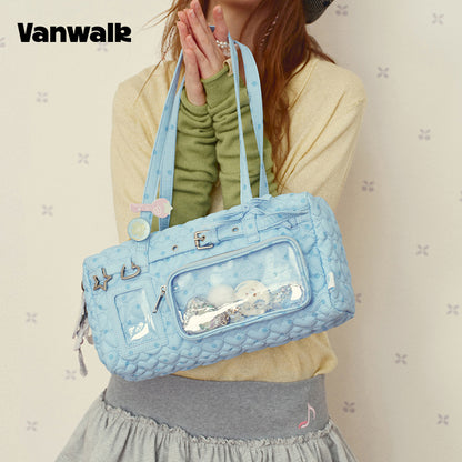 VANWALK Shoulder Bag ng Serye ng Malagkit na Bola ng Bigas v2995