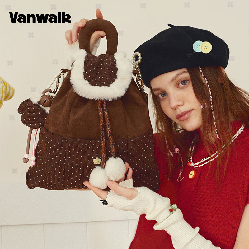 Tas Bahu Kapasitas Besar Koleksi Natal VANWALK v3002