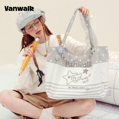 กระเป๋าสะพายไหล่ชุดบ้าน vanwalk ความจุใหญ่ รุ่น v3017