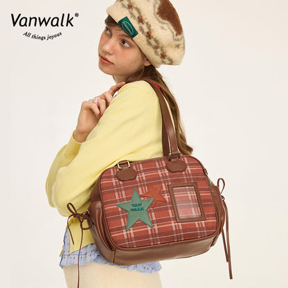 Vanwalk 多口袋聖誕肩背包V2873