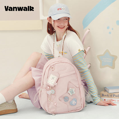 vanwalk Adorable Handmade Notebook House Series Backpack v3029