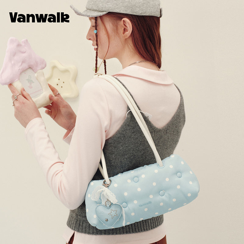 กระเป๋าสะพายไหล่รุ่นบ้านสมุดโน้ตดีไซน์เฉพาะ vanwalk v2994