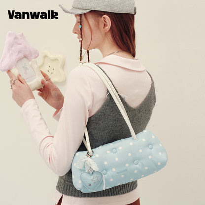 กระเป๋าสะพายไหล่รุ่นบ้านสมุดโน้ตดีไซน์เฉพาะ vanwalk v2994