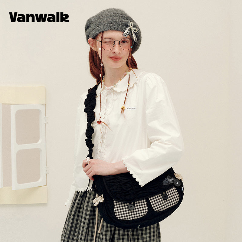 VANWALK Journal House Series Original Shoulder Bags Handbag V3021